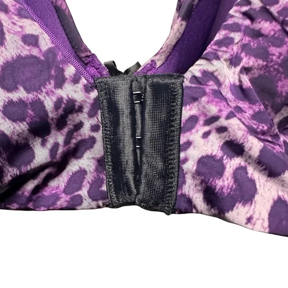 TORRID CURVE Leopard 360 BACK SMOOTHING WIREFREE PUSH UP BRA 40B - Picture 8 of 13